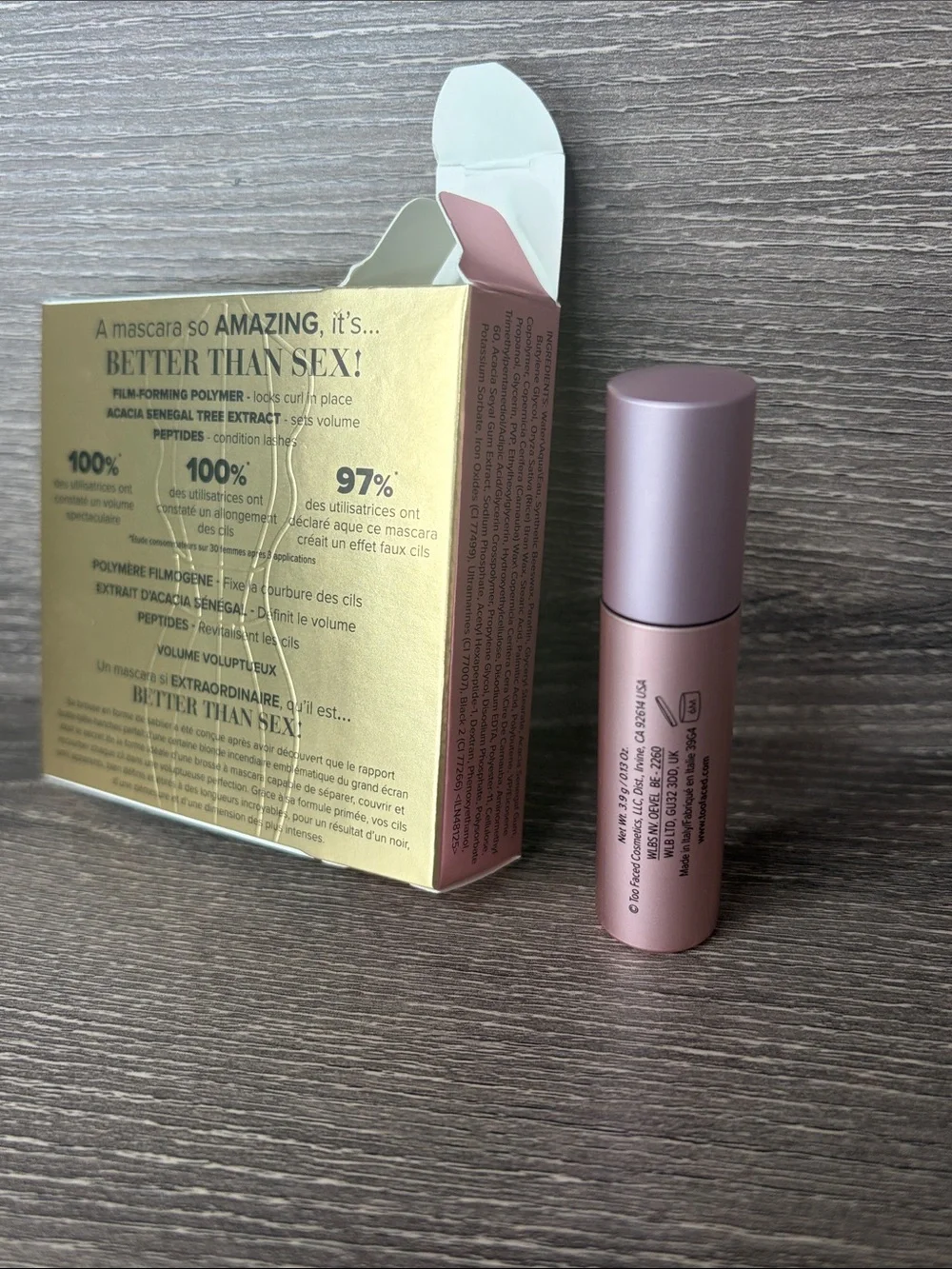 ❤️$6 NWT Too Faced Better Than Sex Mascara 3.9g
